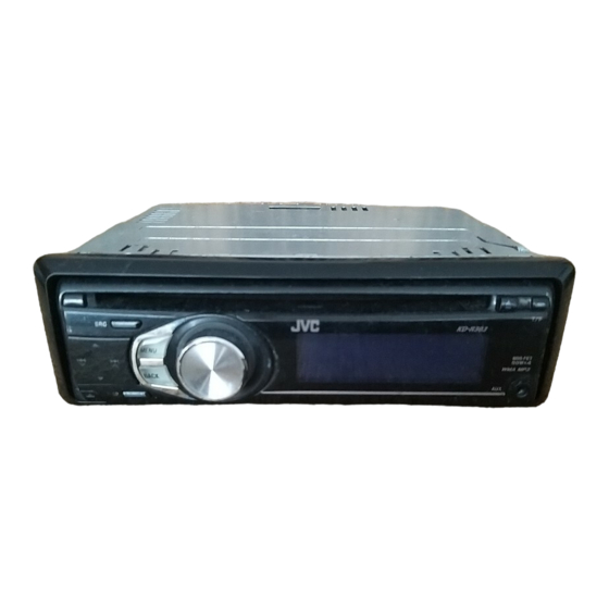 JVC KD-R303 Manual De Instalación/Conexion