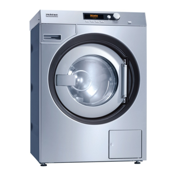 Miele professional PW 6080 EL AV/LP Plano De Instalación