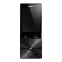 Sony WALKMAN NWZ-A15/A17 Manual