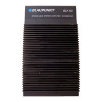 Blaupunkt BSX 150 Noticia De Montaje