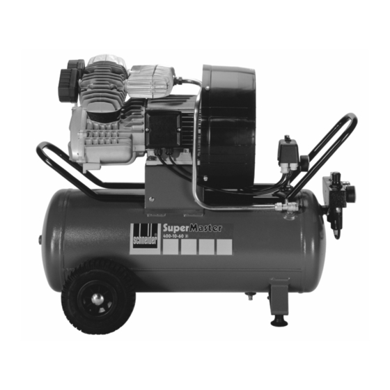 Schneider Airsystems SuperMaster 400-10-60 D Manual De Instrucciones