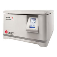 Beckman Coulter Avanti J-15 Serie Instrucciones De Uso