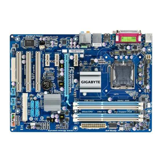 Gigabyte GA-EP41T-UD3L Manual De Usuario