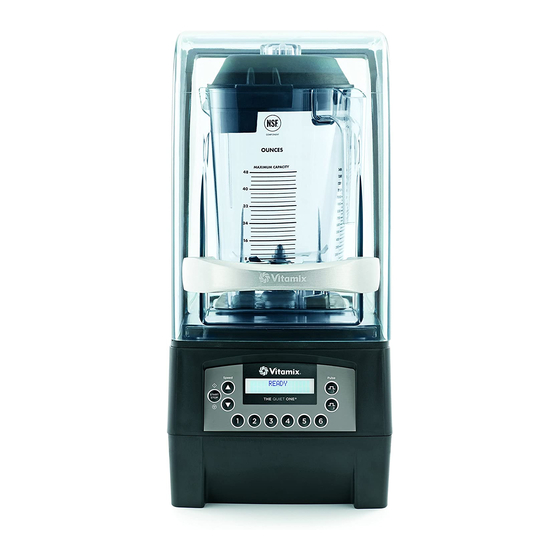 Vitamix The Quiet One ON-COUNTER Manuales