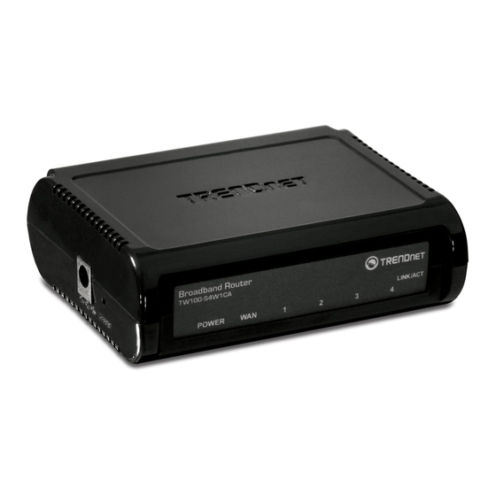 TRENDnet TW100-S4W1CA Guía De Instalación Rápida
