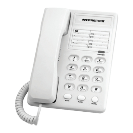 Premier TEL-3081 Manual De Instrucciones