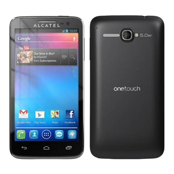 Alcatel Onetouch 5035A Manuales