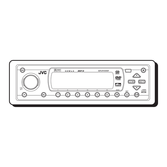 JVC KD-DV5000 Manual De Instrucciones