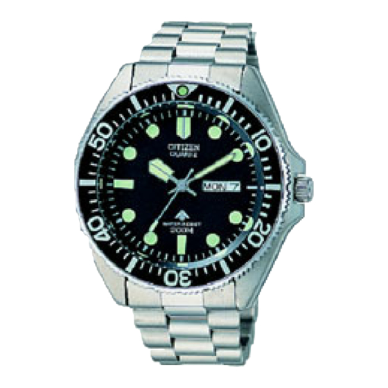 Citizen 2500 Manual De Instrucciones