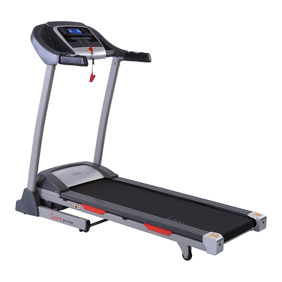 Sunny Health & Fitness SF-T7705 Manual Del Usuario