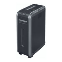 Fellowes POWERSHRED 125Ci Manual Del Usuario