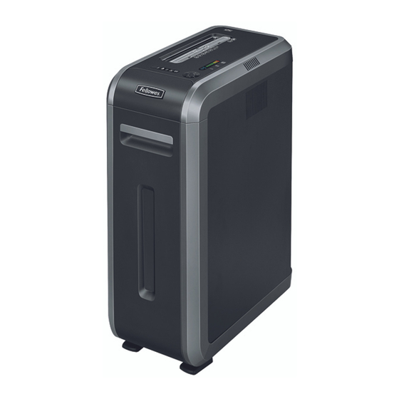 Fellowes POWERSHRED 125Ci Manual Del Usuario