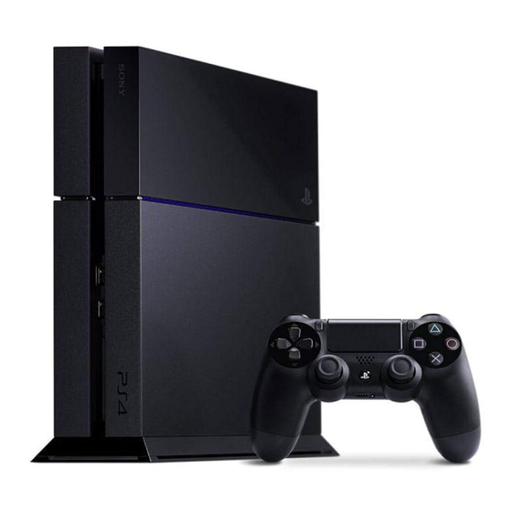 Sony PlayStation4 Manuales