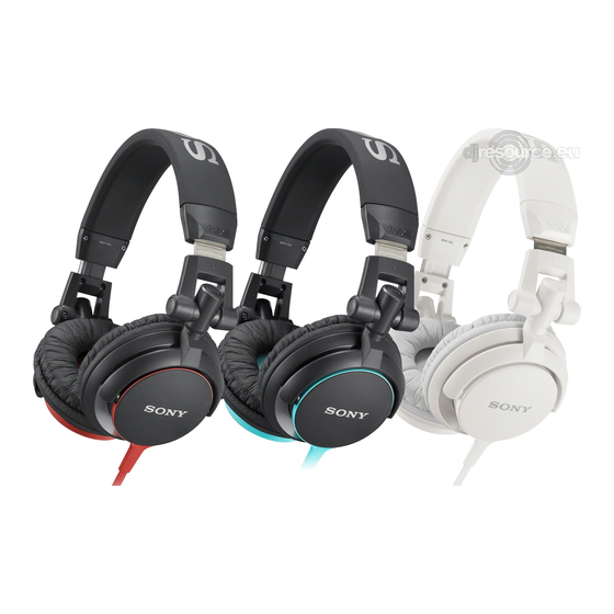 Sony MDR-V55 Manual De Instrucciones