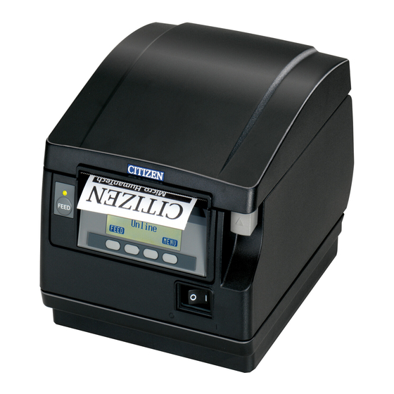 Citizen CT-S851 Manual De Usuario