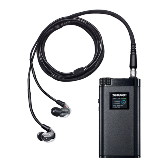 Shure KSE1500 Manual De Instrucciones