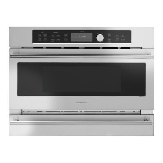 Monogram Advantium 240V Speedcook Oven Manuales