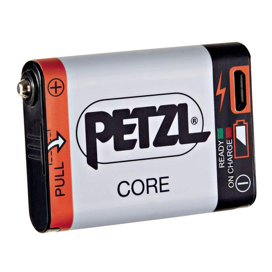 Petzl CORE Manual De Instrucciones