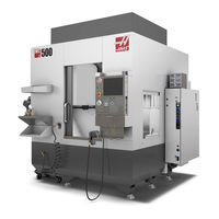 Haas Automation UMC-1000 Suplemento Del Manual Del Usuario