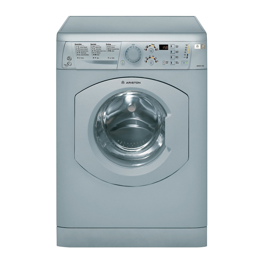 Ariston ARWDF 129 Instrucciones De Uso