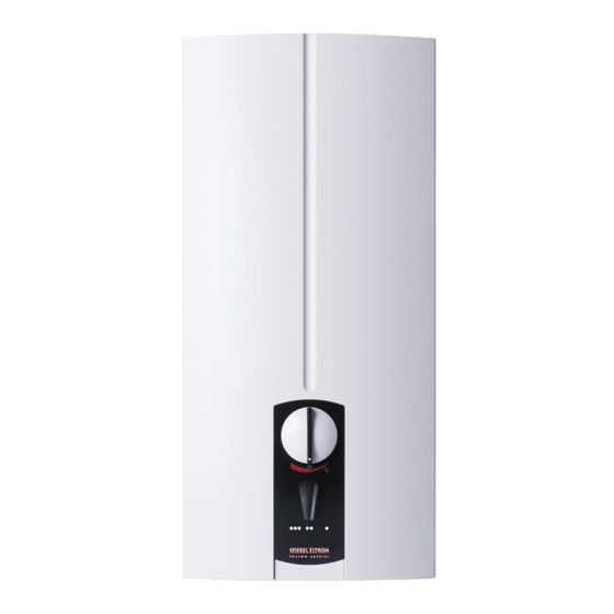 Stiebel Eltron DHB 18 Si Instrucciones De Uso Y Montaje