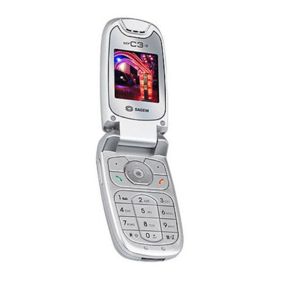 Sagem my C3-2 Manual De Instrucciones