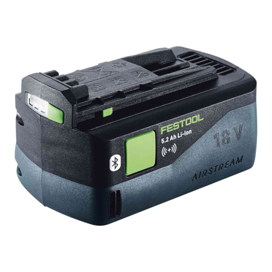 Festool BP 18 Li ASI Manual De Instrucciones