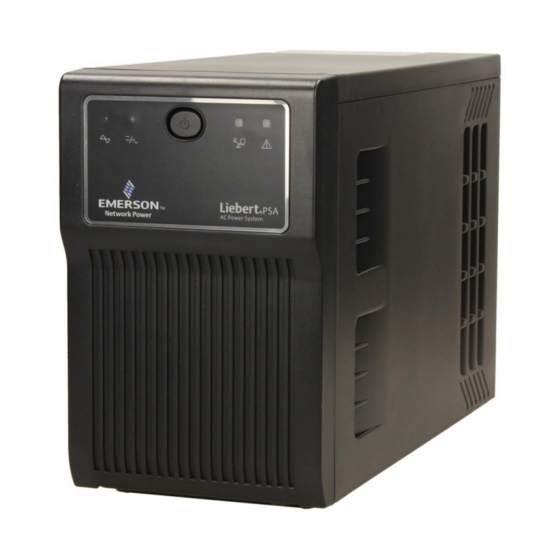 Emerson Liebert PSA1000MT3-230U Guia De Inicio Rapido