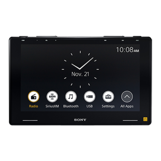 Sony XAV-9500ES Guia De Ayuda