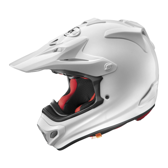 Arai MX-V Manuales