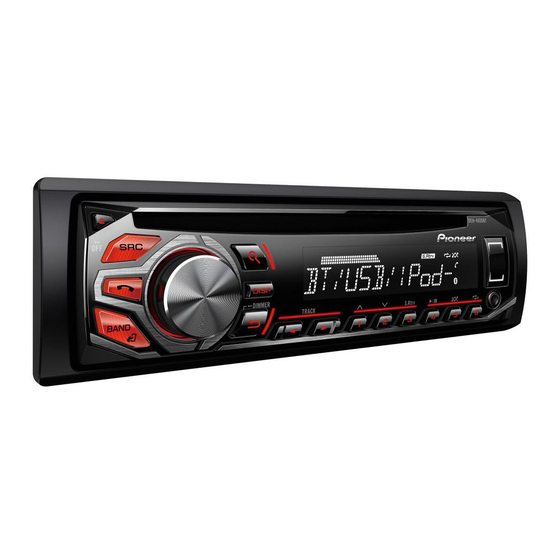 Pioneer DEH-X16UB Manual De Instrucciones