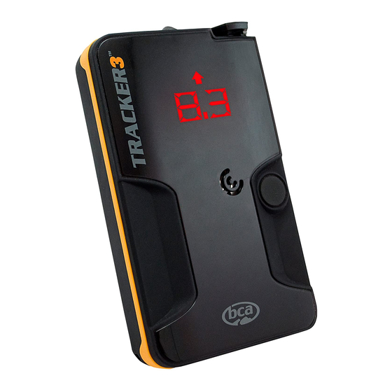 bca TRACKER 3 Manual De Instrucciones