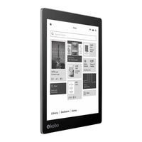 Kobo aura ONE Manual De Usuario