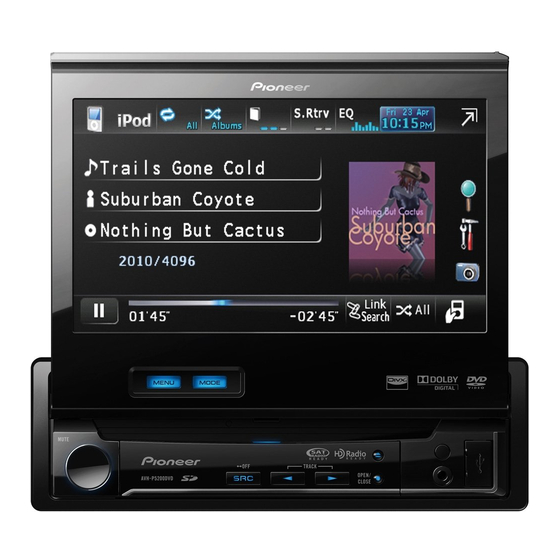 Pioneer AVH-5200DVD Manual De Instalación
