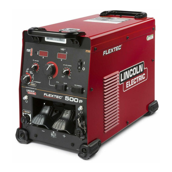 Lincoln Electric FLEXTEC 500 P Manual Del Operador