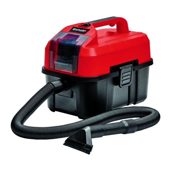 EINHELL TE-VC 18/10 Li - Solo Manual De Instrucciones