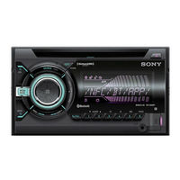 Sony WX-900BTM Manual De Instrucciones