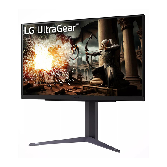 LG UltraGear 27GS75Q Guía Rápida De Configuración
