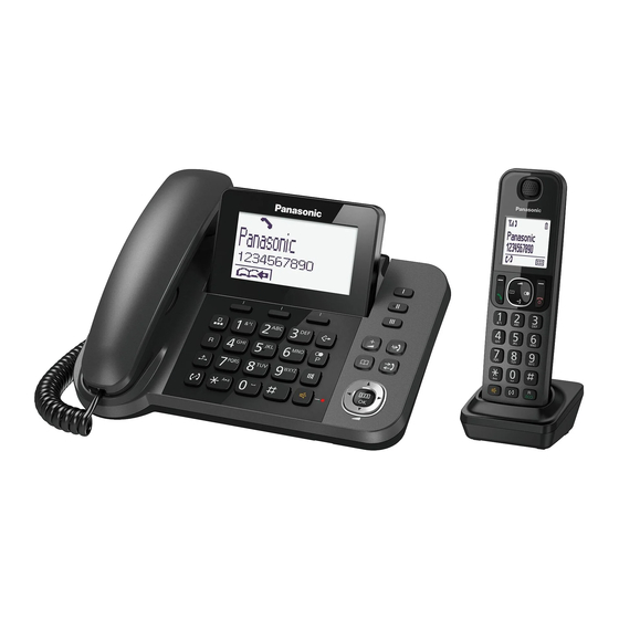 Panasonic KX-TGF310EX Manuales