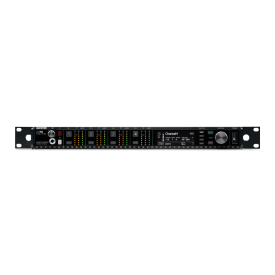 Shure AD4Q Manual De Instrucciones