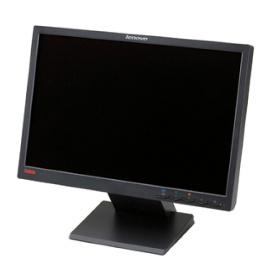 Lenovo ThinkVision L197 Wide Guia Del Usuario