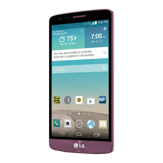 LG G3 Vigor Manual De Instrucciones