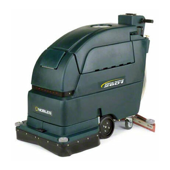 Nobles Speed Scrub 2601 Manual Del Operador Y Piezas