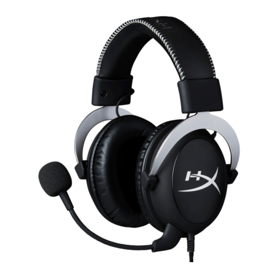 HyperX CloudX Instrucciones