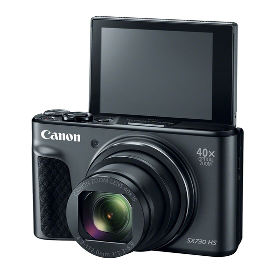 Canon PowerShot SX730 HS Manuales