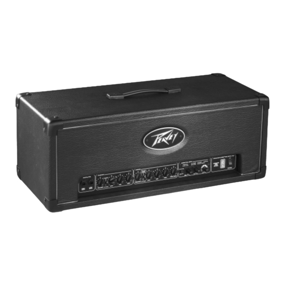 Peavey TransTube 100 EFX Manual Del Usuario