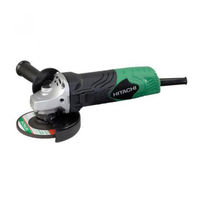 HIKOKI G 12SNS Instrucciones De Manejo