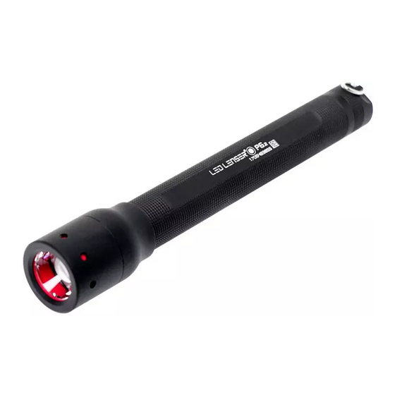 Led Lenser P6.2 Manual De Instrucciones