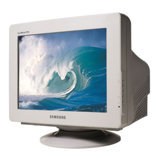 Samsung SyncMaster 592V Manual Del Usuario