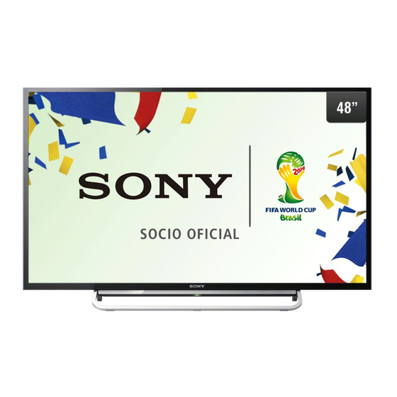 Sony BRAVIA KDL-48W607B Manual De Instrucciones